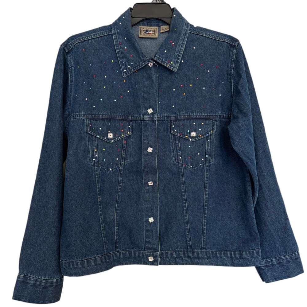 Don’t Mess With Texas Women's Blue Denim Jacket - Cotton